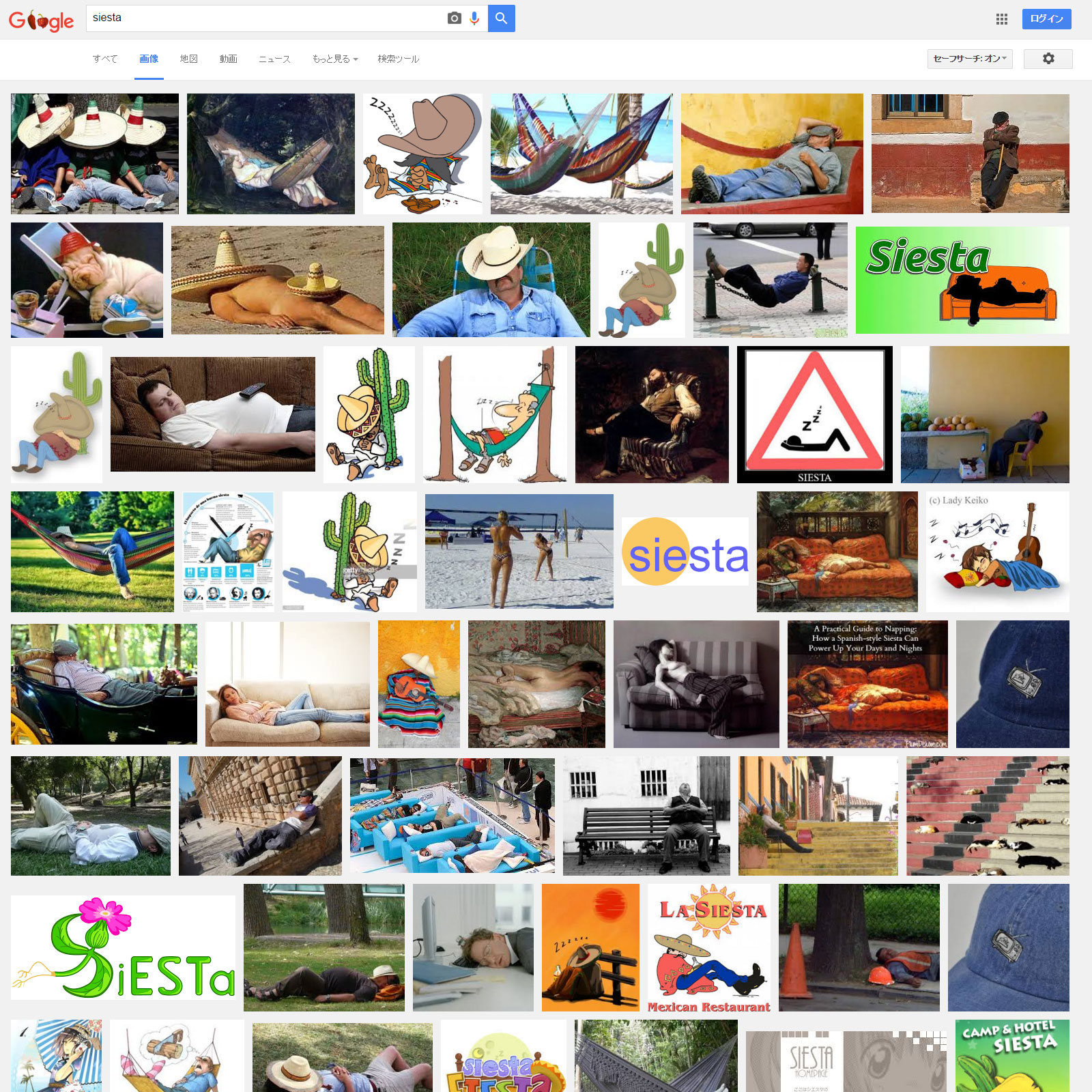 『SIESTA』　google画像検索